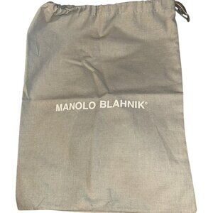 manolo blahnik dust cover drawstring bag NEW